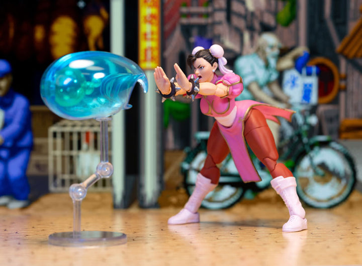 Street Fighter Chun Li Pink Deluxe Action Figure 1/12 Scale