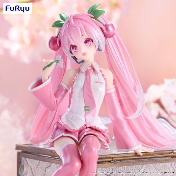 Vocaloid Hatsune Miku Noodle Stopper Figure Sakura Miku 2024 Pearl Color Ver.