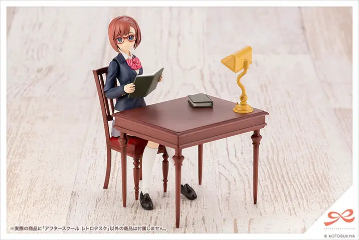 Sousai Shoujo Teien Afterschool Retro Desk 1/10 Plastic Model