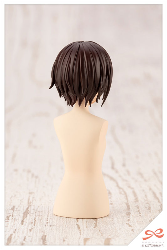Sousai Shoujo Teien After School Short Wig A [White &amp; Chocolate Brown] 1/10 Plastic Model