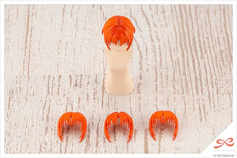 Sousai Shoujo Teien After School Short Wig A [Orange &amp; Purple] 1/10 Plastic Model 