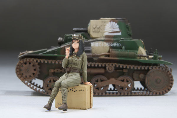1/35 Rekisou Wotome Itsuka w/Type 94 Tankette Late Repaired Model Plastic Model