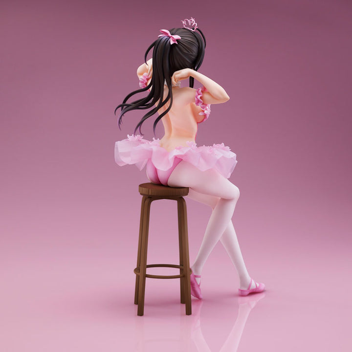 Anmi Illustration "Flamingo Ballet Group" Ponytail Girl