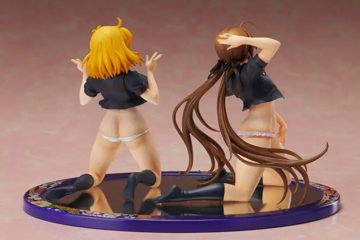 Senran Kagura NEW WAVE G Burst Reproduction Edition Ryobi x Ryona Bare Body Sailor Uniform Ver. Set 1/10 Figures