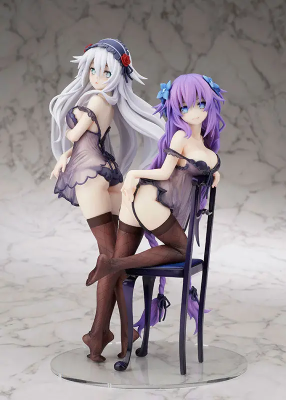 "Neptunia" Series Purple Heart &amp; Black Heart Babydoll ver. s 