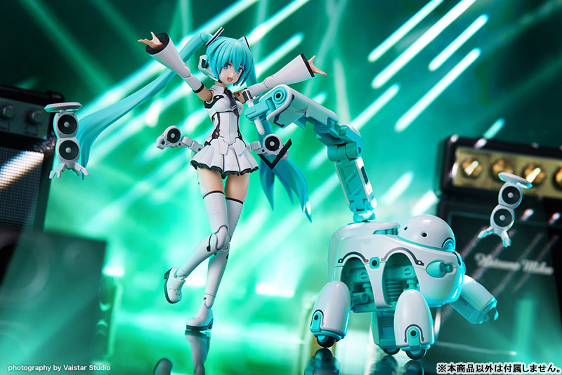 Frame Arms Girl FRAME MUSIC GIRL HATSUNE MIKU [MARUTTOYS Ver.] with TAMOTU [MIKU Ver.] Plastic Model