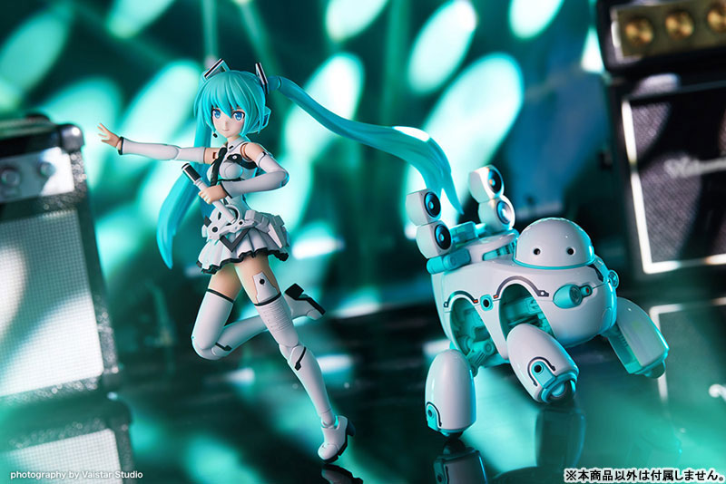 Frame Arms Girl FRAME MUSIC GIRL HATSUNE MIKU [MARUTTOYS Ver.] with TAMOTU [MIKU Ver.] Plastic Model