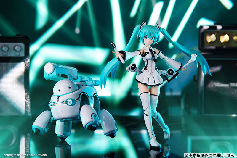 Frame Arms Girl FRAME MUSIC GIRL HATSUNE MIKU [MARUTTOYS Ver.] with TAMOTU [MIKU Ver.] Plastic Model