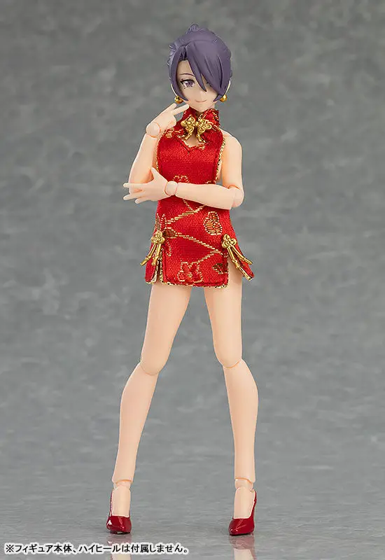 figma Styles Mini Skirt Chinese Dress Outfit