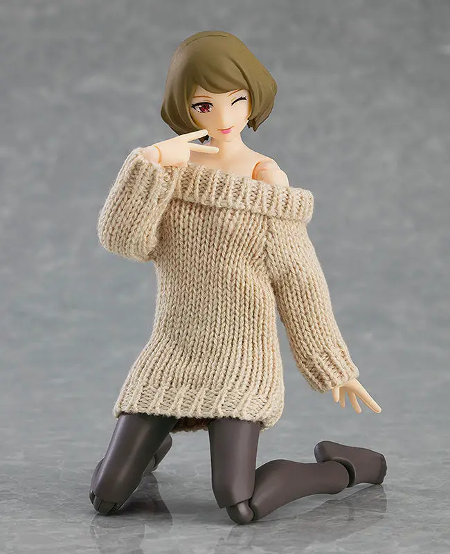 figma Styles figma Female body (Chiaki) with Off-the-Shoulder Sweater Dress