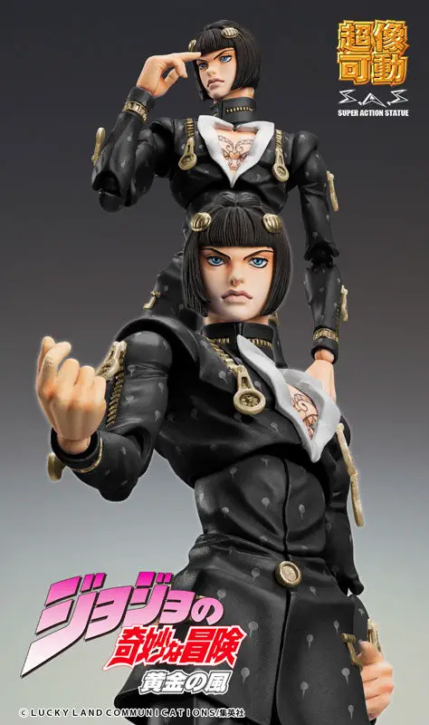 Super Action Statue JoJo's Bizarre Adventure Part.5 Bruno Bucciarati Ver. Black