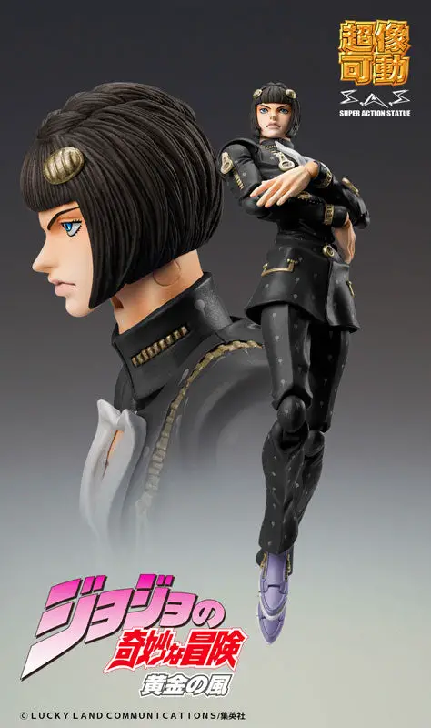 Super Action Statue JoJo's Bizarre Adventure Part.5 Bruno Bucciarati Ver. Black