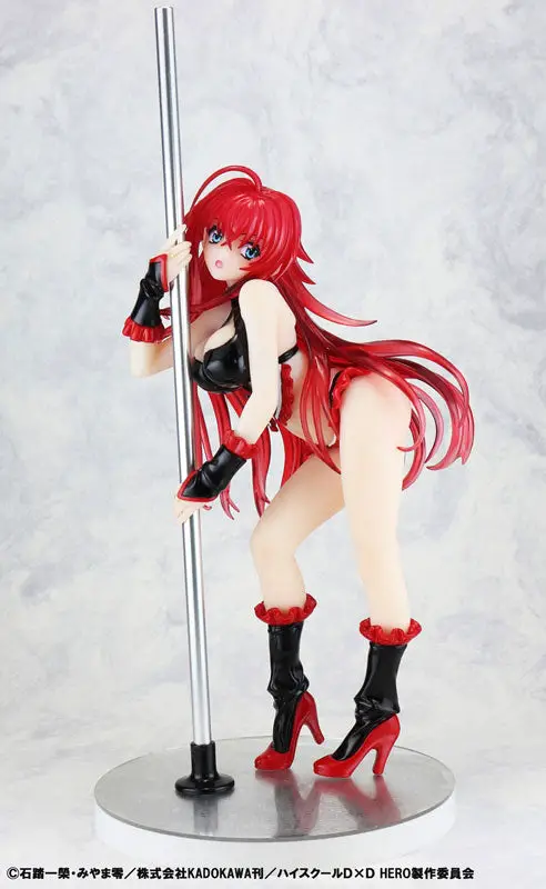 High School D x D Rias Gremory Pole Dance ver. -Black Color- 1/7