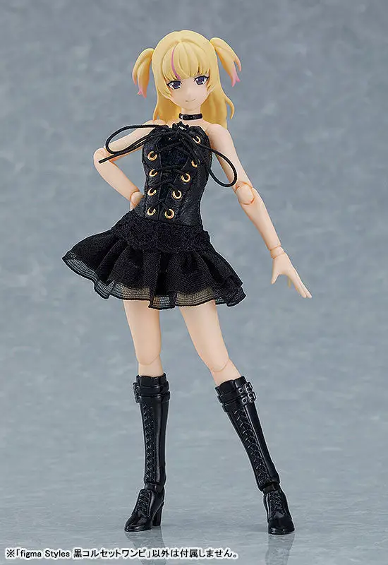 figma Styles Black Corset Dress