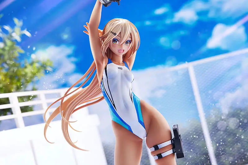 ARMS NOTE Kouhai-chan of the Swimming Club Blue Line Swimsuit Ver. 1/7 