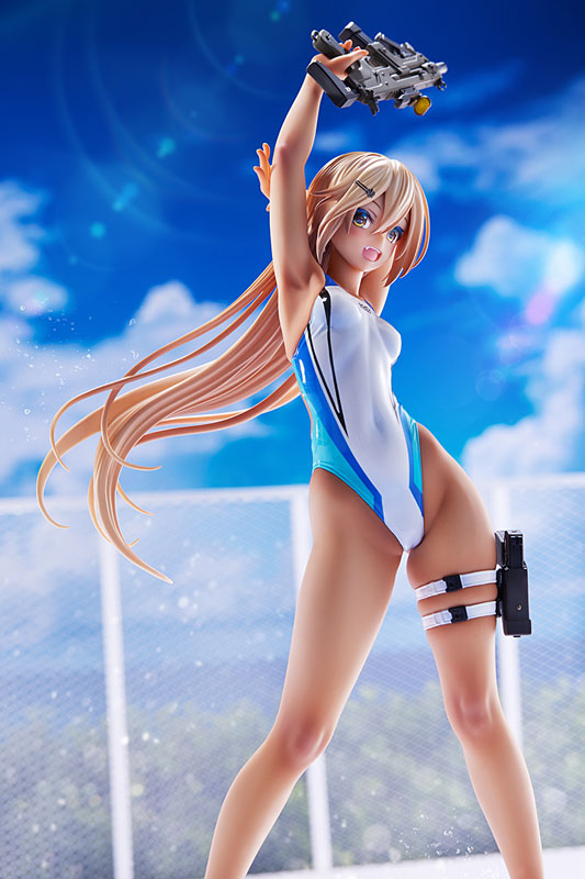 ARMS NOTE Kouhai-chan of the Swimming Club Blue Line Swimsuit Ver. 1/7