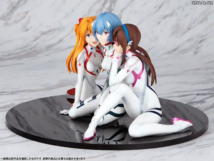 KDcolle 1/8 s EVANGELION:3.0+1.0 THRICE UPON A TIME Asuka, Rei, Mari Newtype Cover ver. Newtype Special Set