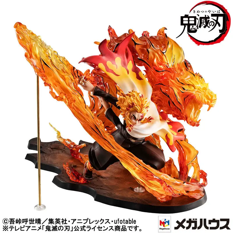  Precious G.E.M. Series Demon Slayer: Kimetsu no Yaiba Kyojuro Rengoku Flame Breathing Fifth Form "Flame Tiger" 