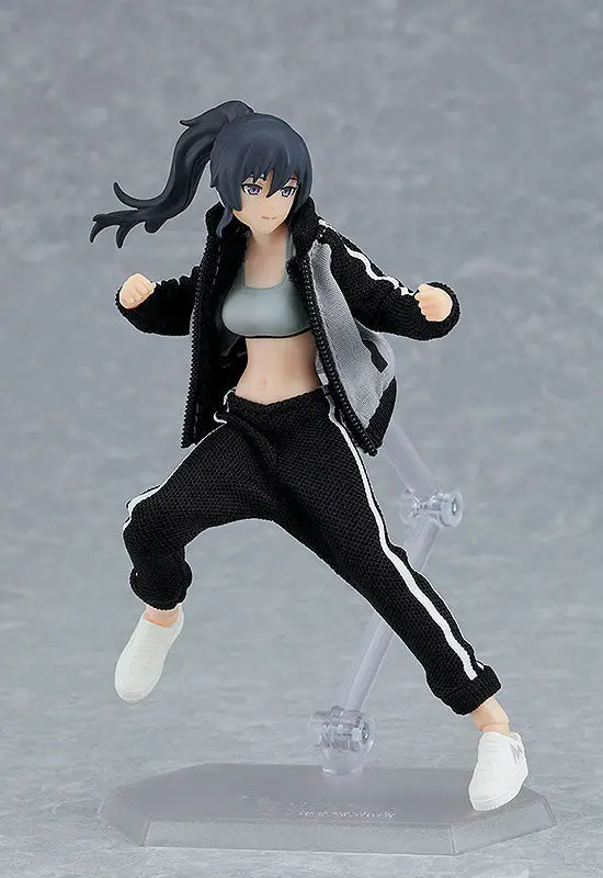 figma Female Body (Makoto) with Tracksuit + Tracksuit Skirt Outfit