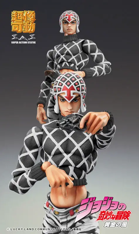 Super Action Statue JoJo's Bizarre Adventure Part.V Guido Mista & S.P Ver.BLACK