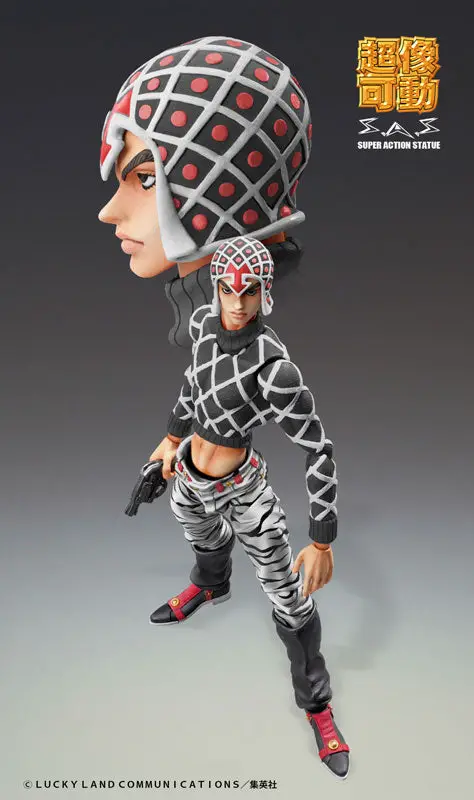 Super Action Statue JoJo's Bizarre Adventure Part.V Guido Mista & S.P Ver.BLACK