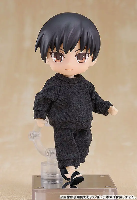 Nendoroid Doll Outfit Set Sweatshirt and Sweatpants (Black)