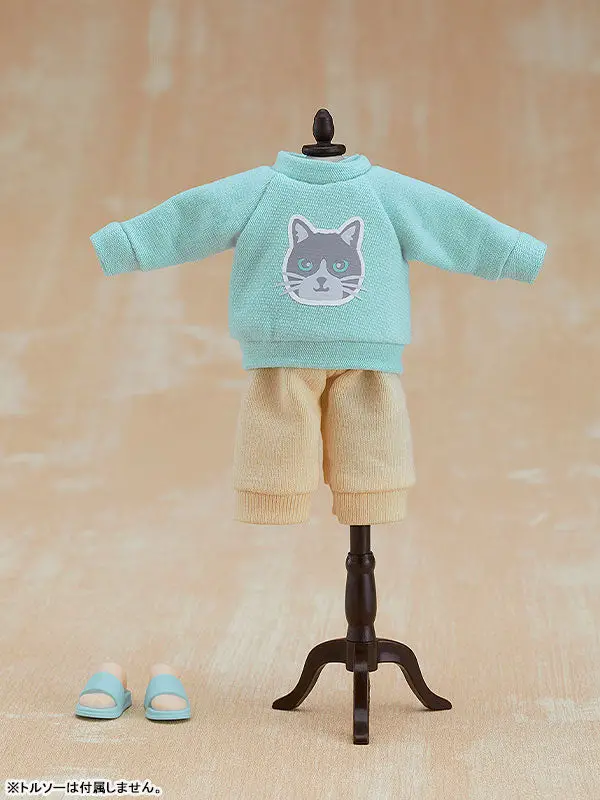 Nendoroid Doll Outfit Set Sweatshirt and Sweatpants (Light Blue)