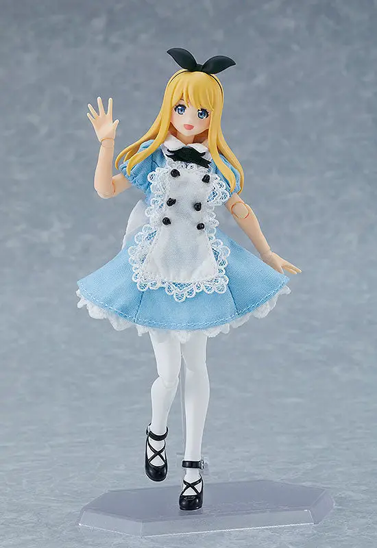 figma Styles Female body (Alice) with Dress + Apron Outfit