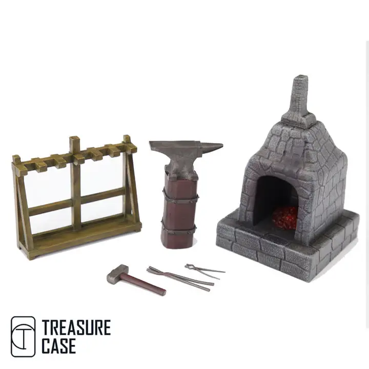 1/12 Scale Blacksmith Tools Set