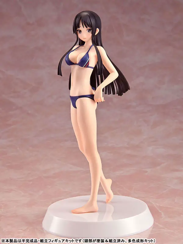 Assemble Heroines TV Anime "K-On!!" Mio Akiyama [Summer Queens] 1/8 Half Completed Assembly Figure