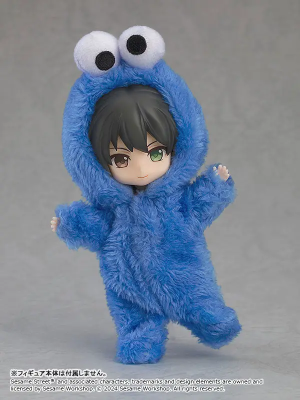 Nendoroid Doll Kigurumi Pajamas: Sesame Street Cookie Monster