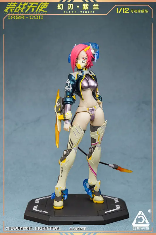 Armored Battle Angels Series ABA-001 Blade Violet 1/12 Posable Figure