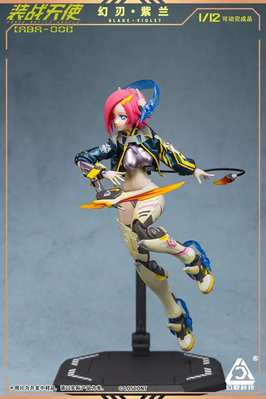 Armored Battle Angels Series ABA-001 Blade Violet 1/12 Posable Figure