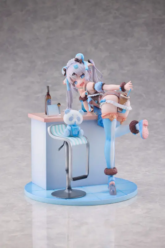  Henreader Original Character Blue Panda Coffee 1/6 