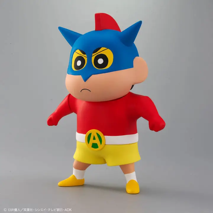 Crayon Shin-chan Soft Vinyl Collection Shinnosuke Action Kamen Cosplay Ver.