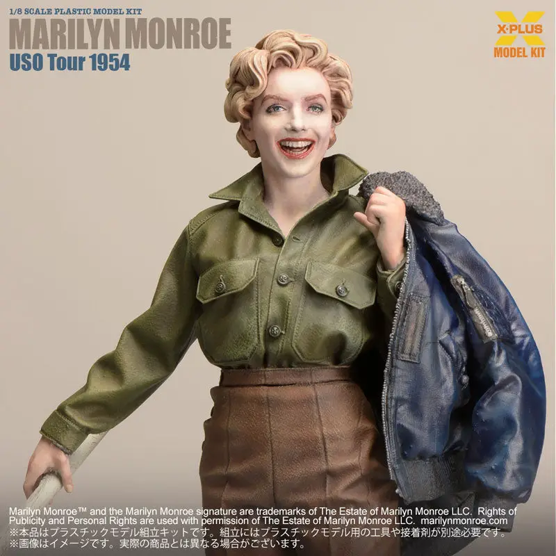 1/8 Scale Marilyn Monroe (U.S.O. Tour 1954) Plastic Model Kit