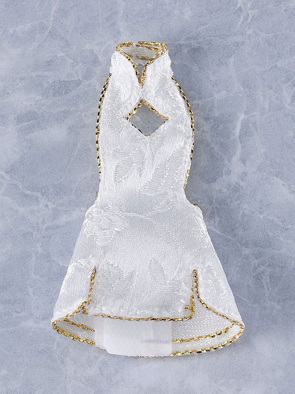 figma Styles Mini Skirt Chinese Dress (White)