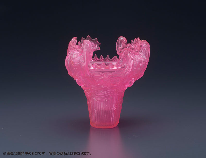 So Fu Bi Imadoki Doki -Blaze-Shaped Pottery- Fluorescent Clear Pink