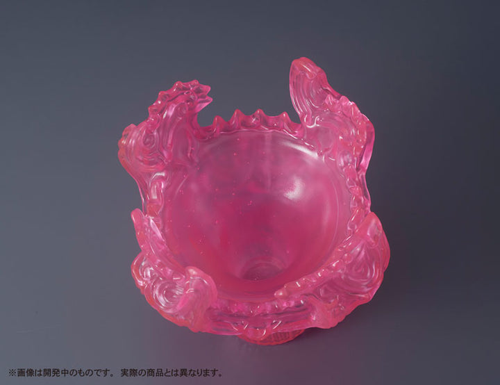 So Fu Bi Imadoki Doki -Blaze-Shaped Pottery- Fluorescent Clear Pink