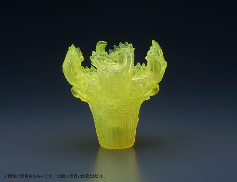 So Fu Bi Imadoki Doki -Blaze-Shaped Pottery- Fluorescent Clear Yellow