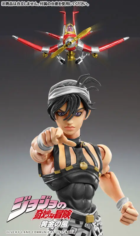 Super Action Statue JoJo's Bizarre Adventure Part.V Narancia Ghirga & As Ver.BLACK