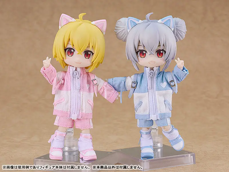 Nendoroid Doll Outfit Set Subculture Fashion Tracksuit (Pink)