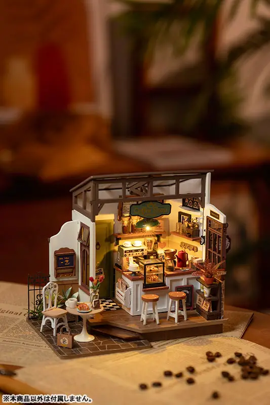 DIY Miniature House NO.17 Cafe Handmade Kit