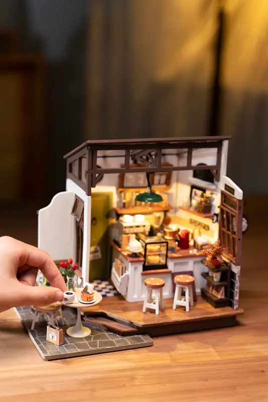 DIY Miniature House NO.17 Cafe Handmade Kit