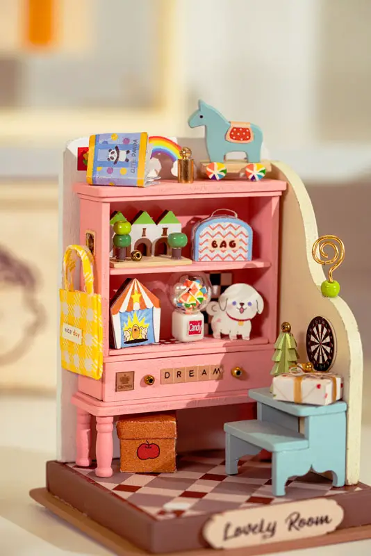 Miniature Room Mini Kids Room DIY Kit