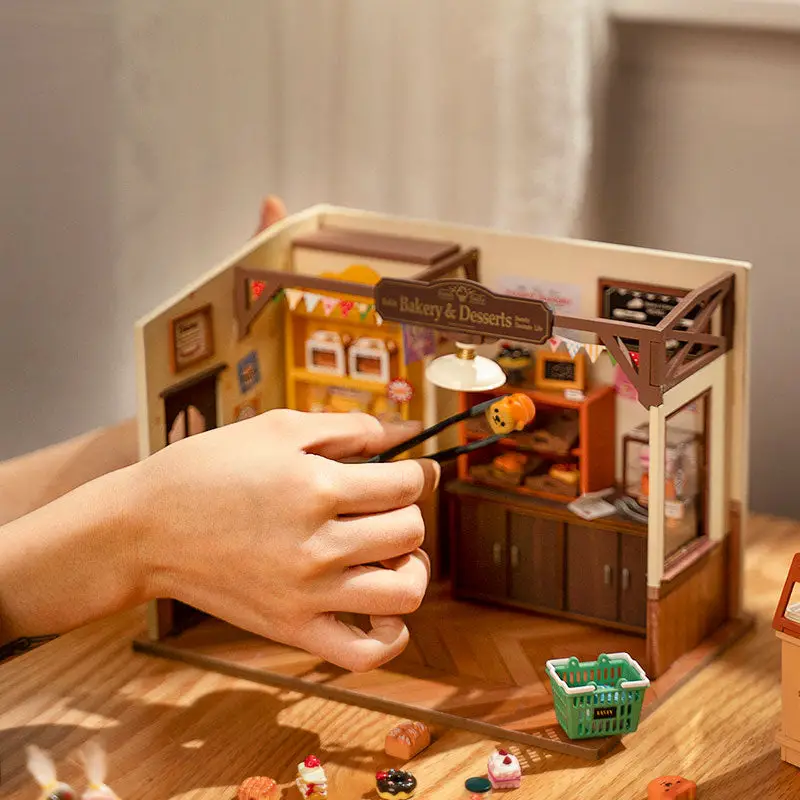 DIY Miniature House Bakery in the Afternoon Handmade Kit