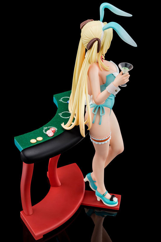  1/6 scaled pre-painted figure of The Demon Sword Master of Excalibur Academy Regina Mercedes wearing HISHOKU bunny costume with Nip Slip Gimmick System
