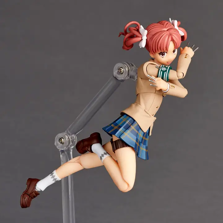 Revoltech Amazing Yamaguchi Toaru Kagaku no Railgun T Kuroko Shirai Winter Clothes Ver.