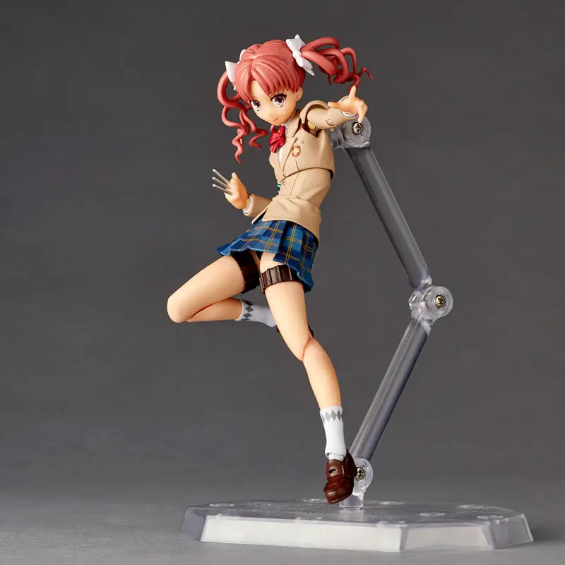 Revoltech Amazing Yamaguchi Toaru Kagaku no Railgun T Kuroko Shirai Winter Clothes Ver.