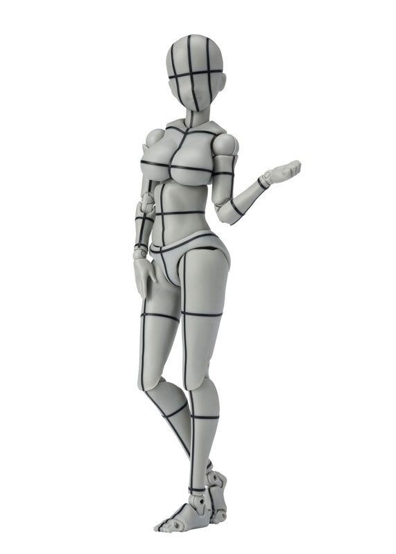 S.H.Figuarts Body-chan -Kentaro Yabuki- Edition Wire Frame (Gray Color Ver.) (Rerelease Edition)